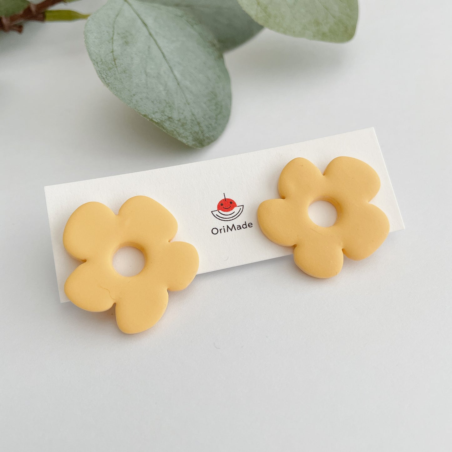 Chunky Flower Stud Earrings