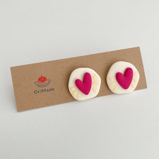Heart Stud Earrings