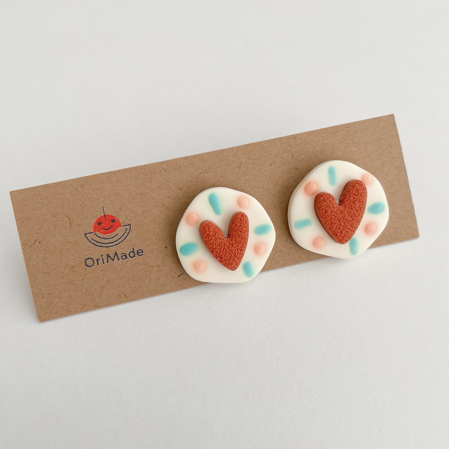 Heart Stud Earrings