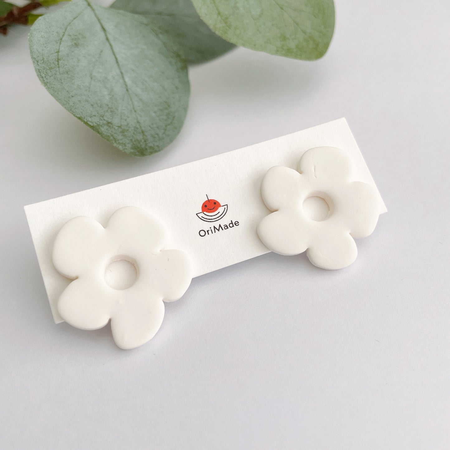 Chunky Flower Stud Earrings