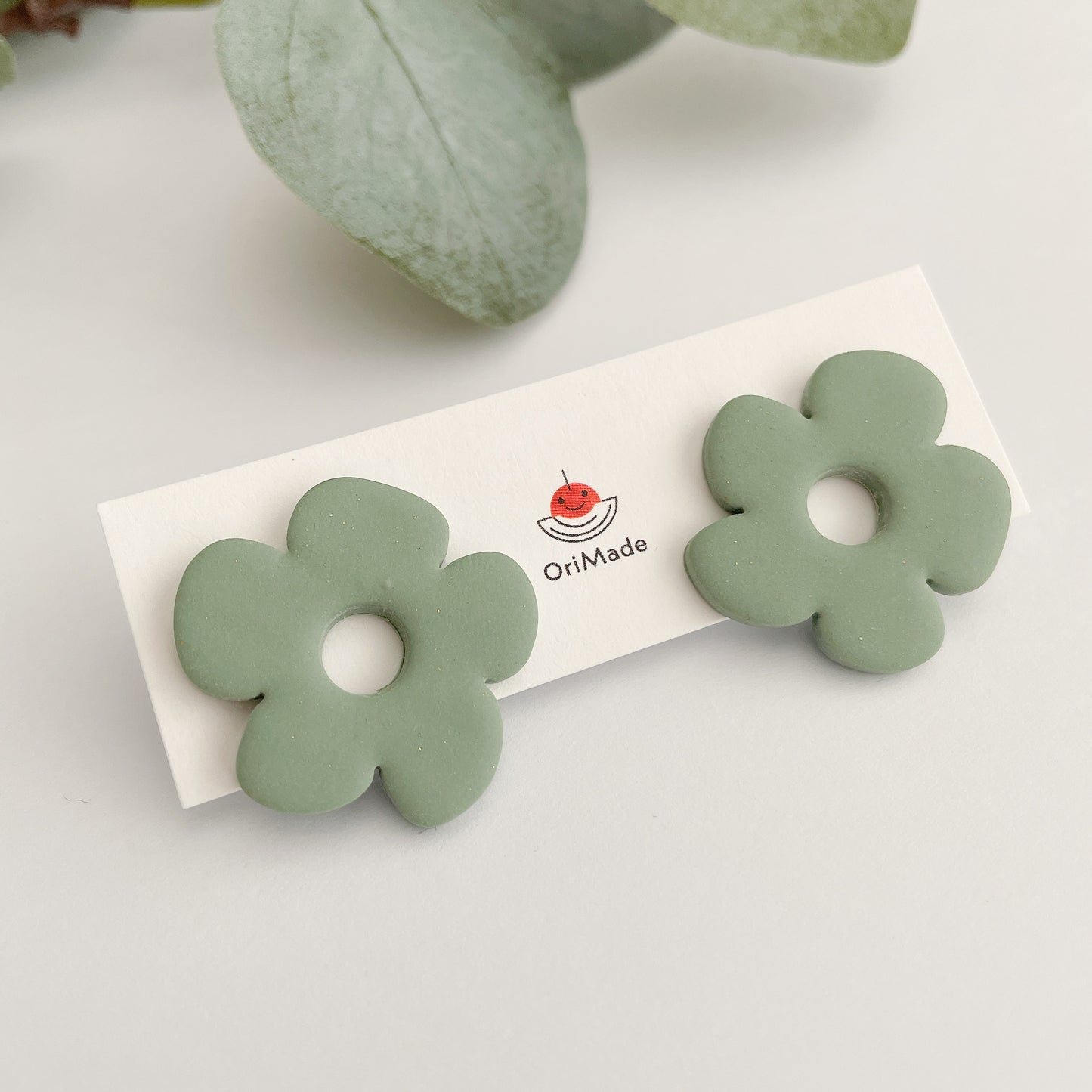 Chunky Flower Stud Earrings